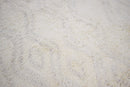 Beige and Charcoal Wool Area Rug 5x8 - Handmade Contemporary