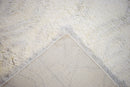 Quick Ship Modern Beige And Charcoal Hand Loom 4x6 Wool Rug by The Rug Decor