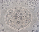 Gray Traditional Style Hand Tufted Wool Area Rug 5x8 - Plush Pile