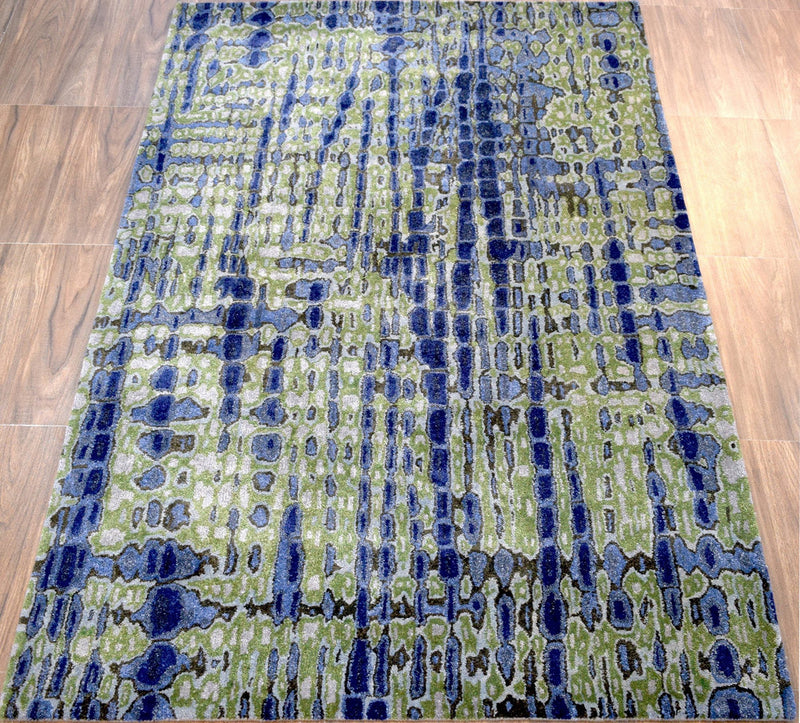 5x8 Rug | Traditional Handmade Wool blended with Viscose Area Rug | The Rug Decor | TRD629858