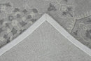 Traditional Silver and Gray Hand Tufted Premium Wool Area Rug 5x8 Living Room Decor