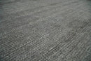 5x8 Solid Gray Rug made with wool and viscose blend | TRD178A