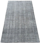 Modern Contemporary Black and White Hand Loom Wool 5x8 Area Rug