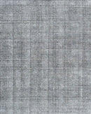 Modern Contemporary Black and White Hand Loom Wool 5x8 Area Rug