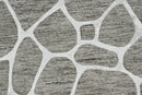 Modern Contemporary Brown Ivory Wool Hand Tufted Area Rug 5x8