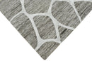 Modern Contemporary Brown Ivory Wool Hand Tufted Area Rug 5x8