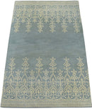 5x8 Handmade Minimal Design Wool Area Rug