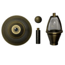 PLB17 Cast Brass LED Bell Shaped Lamp Ready 12V Low Voltage Pathway Outdoor Landscape Lighting Fixture