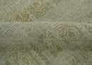 Custom Made Transitional Design Beige Hand Knotted Wool Area Rug