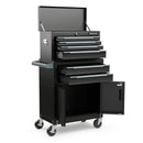 6-Drawer Rolling Tool Storage Chest Cabinet with Universal Wheels and Hooks by LJGDeals