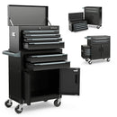6-Drawer Rolling Tool Storage Chest Cabinet with Universal Wheels and Hooks by LJGDeals