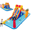 6-In-1 Inflatable Water Slide with Dual Slides and Cave Crawling Game without Blower by LJGDeals