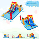 6-In-1 Inflatable Water Slide with Dual Slides and Cave Crawling Game without Blower by LJGDeals
