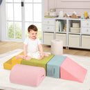 6-Piece Baby Climbing Blocks with 30D High-Density Foam and Carrying Handles by LJGDeals
