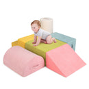 6-Piece Baby Climbing Blocks with 30D High-Density Foam and Carrying Handles by LJGDeals