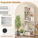 6-Tier Bookcase with 6 Open Shelves and Anti-Toppling Kits by LJGDeals