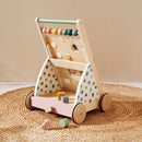 Tiny Land® Versatile Natural Wooden Baby Walker by Tiny Land INC