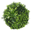 Artificial Green Wall Disc 30in – Black Frame – UV Resistant – Commercial Grade by Designer Plants USA