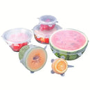 6-Pieces: Reusable Durable Food Storage Bowl Lids