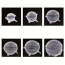6-Pieces: Reusable Durable Food Storage Bowl Lids