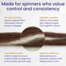 Yin Yang Corriedale Cross Combed Wool Top – Natural Brown and Ecru Blend (8 oz)