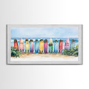 Tropical Christmas decor, beach Christmas decor, Christmas beach art, canvas print, Christmas wall art, beach Christmas