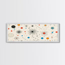 Retro Star Pattern Wall Art Print, Canvas Print, Trendy Art, Eclectic / Kitsch Decor, Midcentury Modern Nursery Decor, Cute Art for Kid's Room
