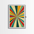 Space Travel Abstract Canvas Wall Art, Mid Century Modern Original Art Print, Large Oil Painting Print Oversized Framed Art