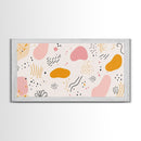Mid Cenutry Modern Retro 90s Inspired Shopping Mall Wall Art Canvas Print, Abstract Art, Horizontal Canvas Ready To Hang