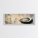 Wabi Sabi Kitchen Wall Decor, Oyster Shell Painting Print, Canvas Print, Oyster Wall Art, Boho Kitchen Decor, Dining Room Wall Art, Kitchen Decor