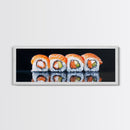 Kitchen Wall Art Home Decor, Dining Room Art, Painting of Sushi Canvas Print, Modern Art, Eclectic Kitchen Decor, Modern Kitchen