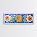 Mosaic Style Abstract Art Print, Sunflowers Mosaic Print, Floral Decor, Flower Abstract Art, Mosaic Wall Art Print, Sunflower Painting