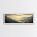 Large Abstract Mountains Painting on Canvas Print, Mountain Painting Modern Living Room Wall Art Gift for Her Custom Oil Painting Print