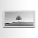 Loneliness - Framed Canvas Print Ready To Hang Wall Art - Thought Provoking Art - Moody Wall Art - Moody Painting - Black and White Dead Tree Art