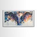 Ganesh Wall Art - Framed Canvas Print - Indian Wall Art - Ready To Hang - Hindu Wall Art - Hindu Painting - Ganesh Painting