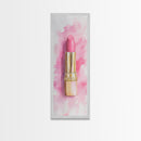 Pink Lipstick Canvas Print Feminine Pink Abstract Art Light Pink Wall Art Whimsical Art Rustic Decor Vertical Gift Idea Above Sofa