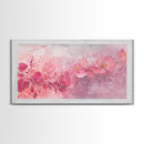 Orchid Bliss Canvas Print Featuring Botanical Prints and Moody Art Pink Wall Art Long Narrow Wall Art Farmhouse Rustic Home Decor