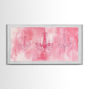 Vintage Chandelier Canvas Print in Soft Pink, Elegant Rustic Wall Art with Wabi Sabi Aesthetic, Perfect Guest Room or Living Room Art