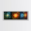 Radiant Mandala Canvas Print Sacred Geometry Art Wildflower Painting Bold Statement Wall Art Bedroom Modern Living Room Decor