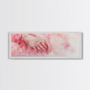 Elegant Lace Hands Canvas Print Feminine Glam Art Light Pink Wall Art Romantic Home Decor Vertical Artwork Gift Idea For Her