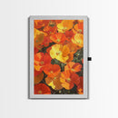 Vibrant Poppy Canvas Print with California Wildflower Art, Bright Floral Rustic Decor, Farmhouse Nature Landscape for Living Room