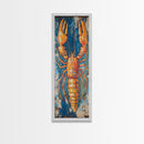 Lobster Painting, Coastal Wall Art, Nautical Decor, Seafood Art, Framed  Print, Rustic Wall Art, Farmhouse Art, Kitchen Wall Art