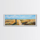 Sandy Path, Coastal Scene, Beach Landscape, Canvas Print, Nautical Wall Art, Summer Home Decor, Relaxing Art, Living Room Art