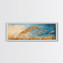 Golden Wheat in the Wind, Rustic Autumn Nature Wall Art, Warm Earthy Landscape Painting, Farmhouse Fall Decor, Cozy Home Artwork