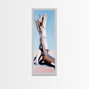 Driftwood, Beach Decor, Coastal Wall Art, Framed Canvas Print, Minimalist Art, Living Room Wall Art, Ocean Theme, Modern Art