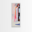 Vibrant Textures, Abstract Fashion Art, Bold Color Splashes, Modern Aesthetic, Trendy Wall Decor, Artistic Expression, Framed Canvas Print