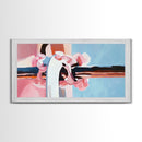 Soft Pink Scrunchie, Feminine Wall Art, Minimalist Pastel, Boho Chic Decor, Modern Abstract, Aesthetic Beauty, Canvas Print, Bedroom