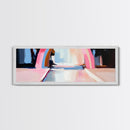 Abstract Rainbow Arch, Modern Colorful Art, Vibrant Wall Decor, Playful Aesthetic, Statement Piece, Kids Room Art, Framed Canvas Print