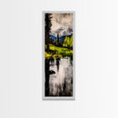 Mountain Reflection, Alpine Lake, Canvas Print, Wilderness Landscape, Cabin Wall Art, Nature Decor, Black and White Art, Living Room Art