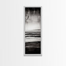 Black and White Seascape, Minimalist Ocean Horizon Art, Coastal Nautical Wall Decor, Modern Beach House Artwork, Framed Canvas Print